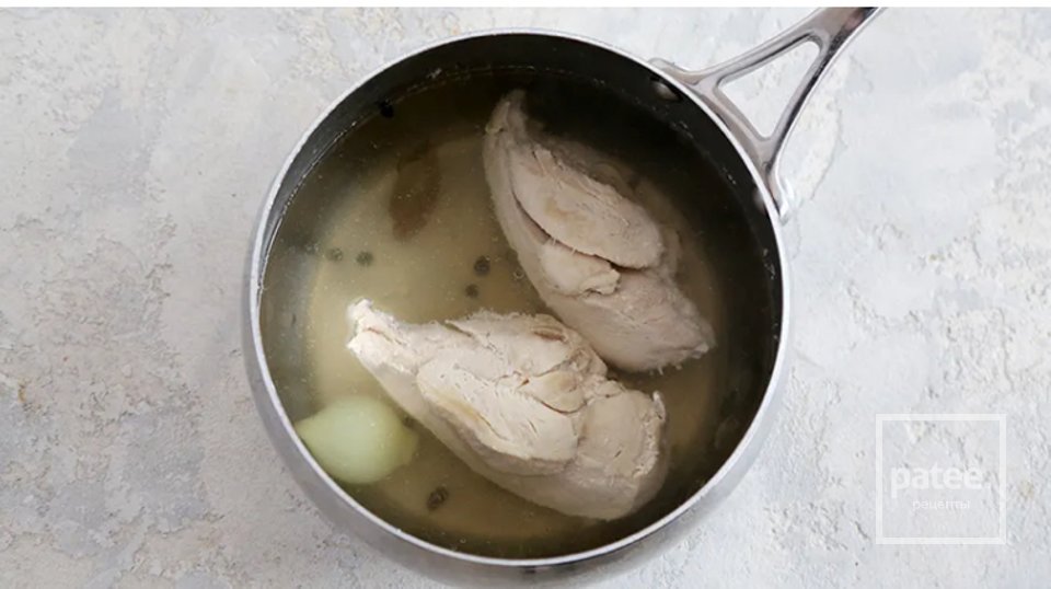 жюльен с курицей и грибами - Шаг 1