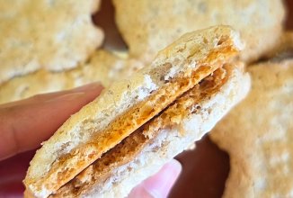 Печенье с апельсиновой цедрой и безе