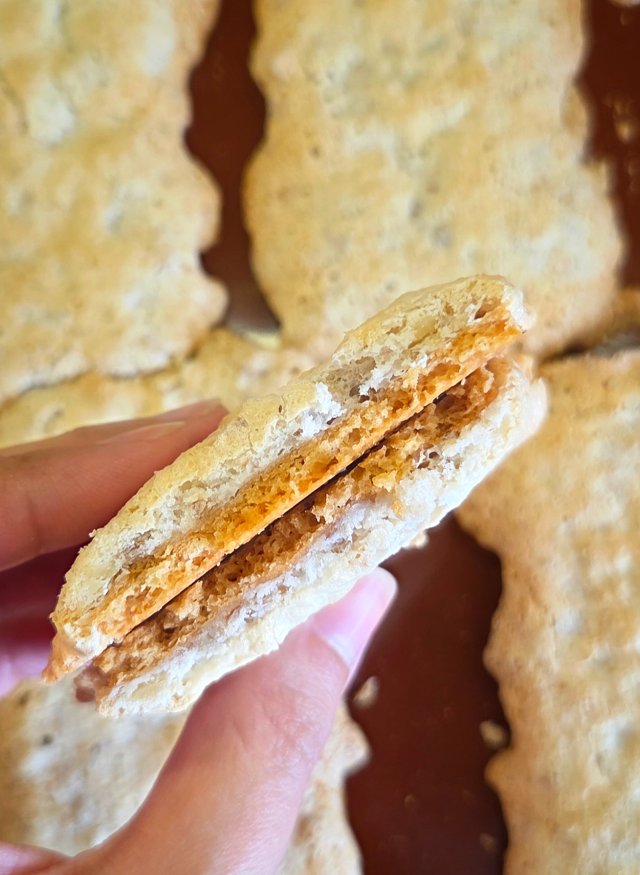 Печенье с апельсиновой цедрой и безе