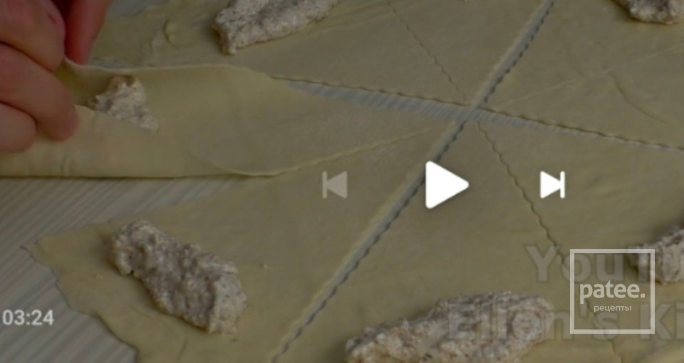 Рогалики с грецким орехом - Шаг 2