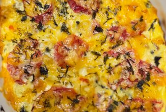 Запеканка из кабачков с фаршем