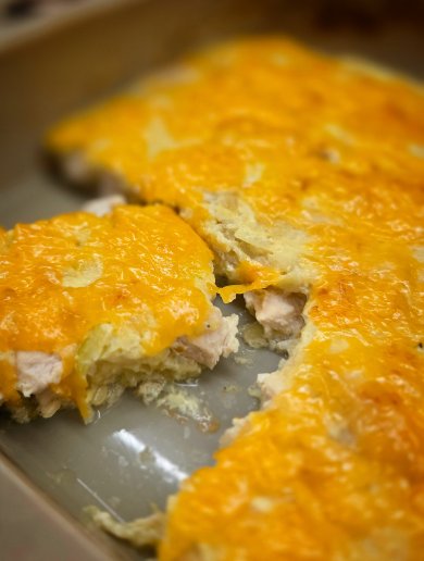 Нежная запеканка из кабачков и куриного филе