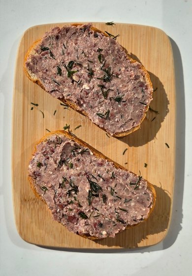 Паштет из красной фасоли