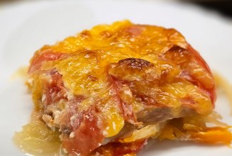 Горбуша в духовке с овощами