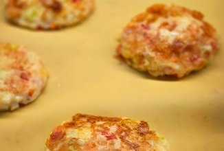 Сырно-овощные оладьи