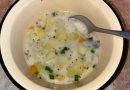 картофельный суп с сыром