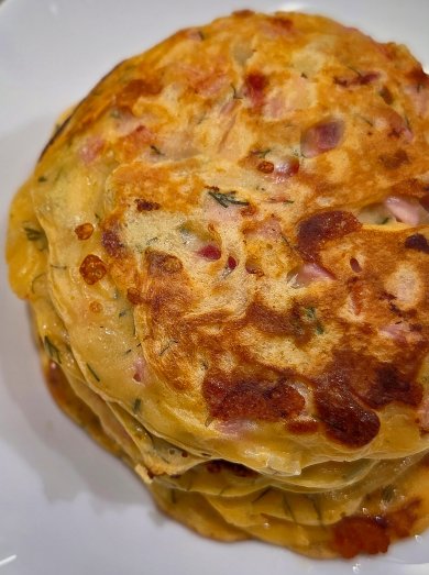 Оладьи-пиццы