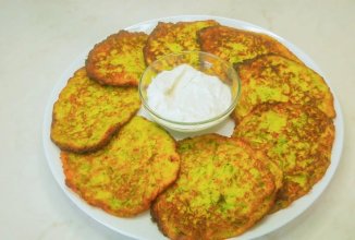 Кабачковые оладьи