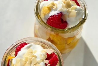 Тёплый фруктовый салат