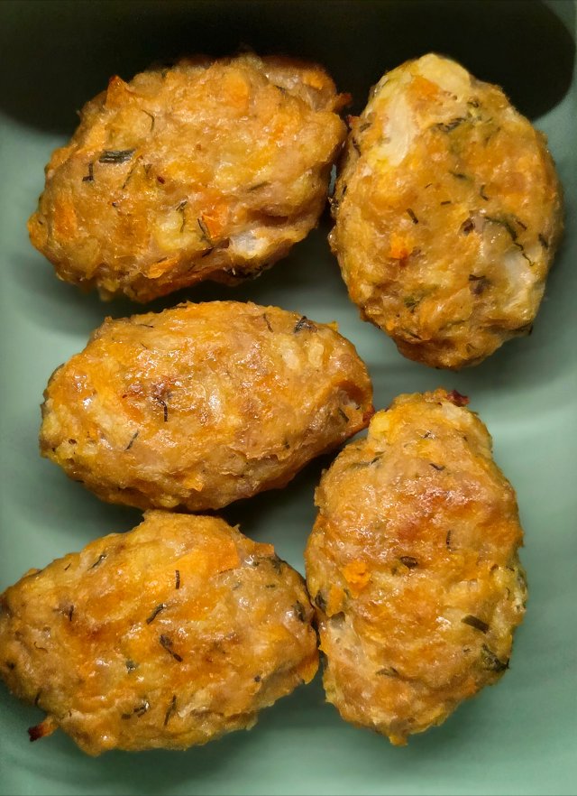 Куриные наггетсы с бататом