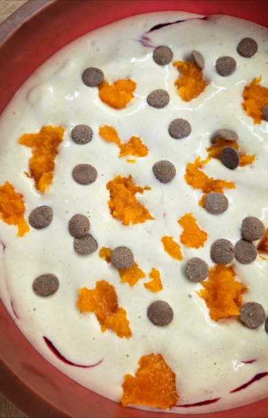 Запеканка тыква-малина-кофе - Шаг 2